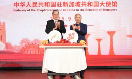 Reception Marks 76th Anniversary of China and 35 Years of China–Singapore Diplomatic Relations