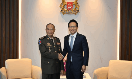CAMBODIAN ARMY CHIEF UNDERTAKES INTRODUCTORY VISIT TO SINGAPORE