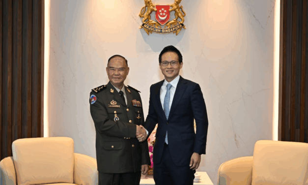 CAMBODIAN ARMY CHIEF UNDERTAKES INTRODUCTORY VISIT TO SINGAPORE