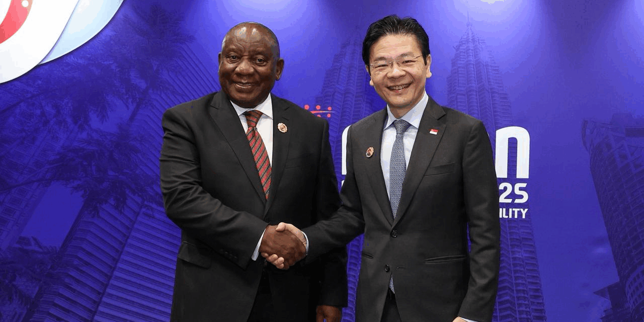 President Ramaphosa Strengthens Ties with ASEAN and Singapore at 47th ASEAN Summit