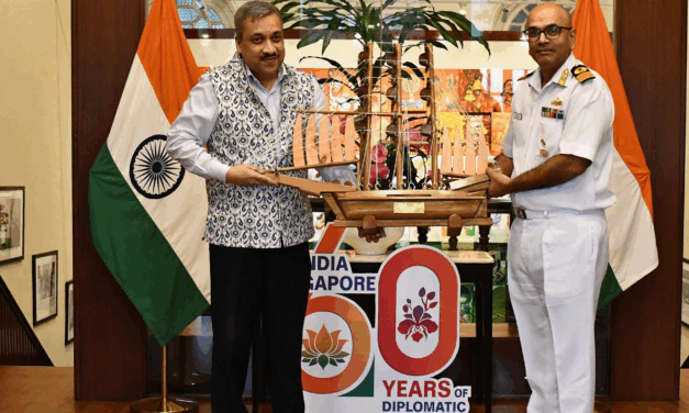 INS Karmuk Arrives in Singapore for SITMEX-2025 Maritime Exercise