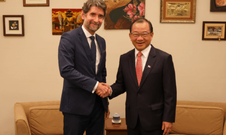 French Ambassador Paid Introductory Visit to Speaker of Singapore Parliament