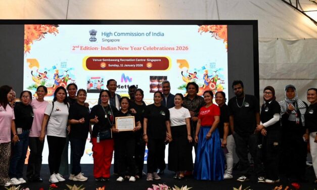 Indian High Commission Hosts New Year Celebration for Migrant Workers in Singapore