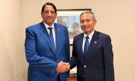 Qatari Ambassador Meets Singaporean Foreign Minister to Mark Official Assignment