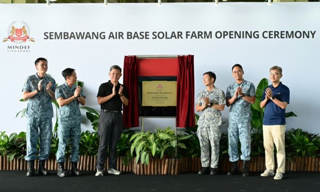 MINDEF/SAF Reaches 50MW Solar Deployment Milestone with First Solar Farm at Sembawang Air Base