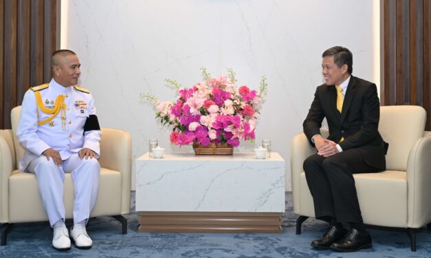 Commander-in-Chief of Royal Thai Navy Makes Introductory Visit to Singapore