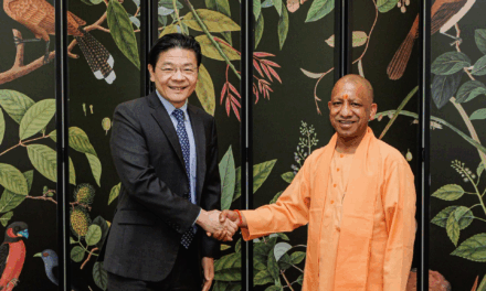 Yogi Adityanath Meets Singapore Prime Minister Lawrence Wong to Strengthen Uttar Pradesh–Singapore Cooperation