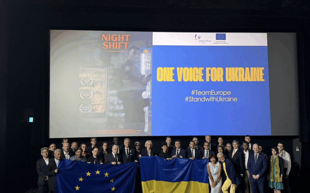 One Voice for Ukraine, EU and Partners Hold Commemorative Screening in Singapore