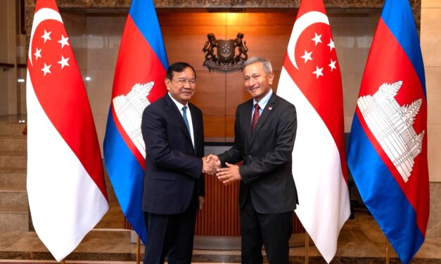 Cambodia’s Deputy Prime Minister Prak Sokhonn Visits Singapore to Strengthen Bilateral Ties
