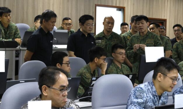 PM Wong Visits Singapore Army’s 6th Division to Review Advanced Combat Training