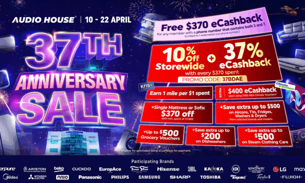 Audio House Marks 37th Anniversary with Storewide Sale and Promotions in Singapore