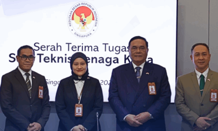 Indonesian Embassy in Singapore Conducts Handover of Labour Technical Staff