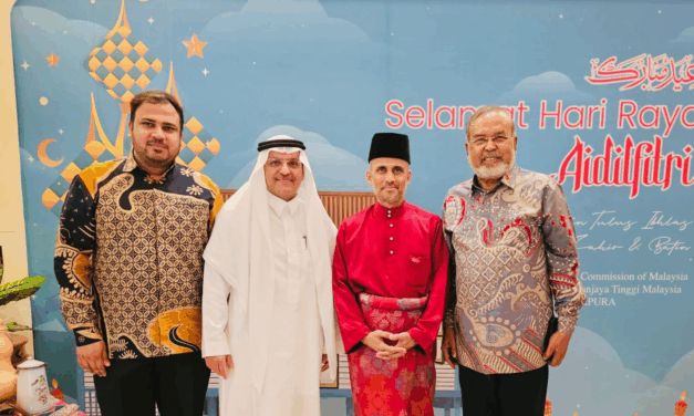 Saudi Ambassador Attends Eid Reception Hosted by Malaysian High Commission in Singapore