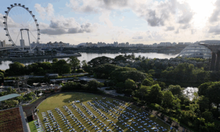 International Day of Yoga Celebration at Gardens by the Bay Singapore