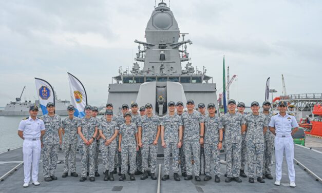 Indian Navy Eastern Fleet Ships Complete Singapore Port Visit