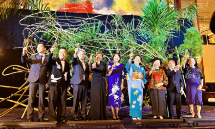 Singapore Sogetsu Association Marked 60th Anniversary with Gala and Bamboo Installation