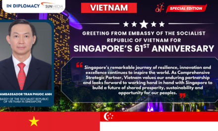 Vietnam Ambassador H.E. Tran Phuoc Anh Celebrates Singapore’s 61st National Day, Reaffirms Commitment to Comprehensive Strategic Partnership