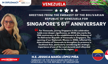 Venezuela Ambassador H.E. Jessica López Piña Celebrates Singapore’s 61st National Day, Marks 20 Years of Diplomatic Presence