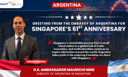 Argentina’s Ambassador Mauricio Nine Congratulates Singapore on 61st National Day, Highlighting More Than Five Decades of Friendship