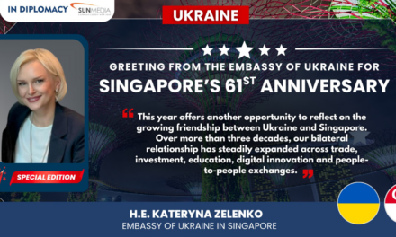 Ukraine’s Ambassador H.E. Kateryna Zelenko Congratulates Singapore on 61st National Day, Celebrating a Partnership Built on Shared Values and Innovation